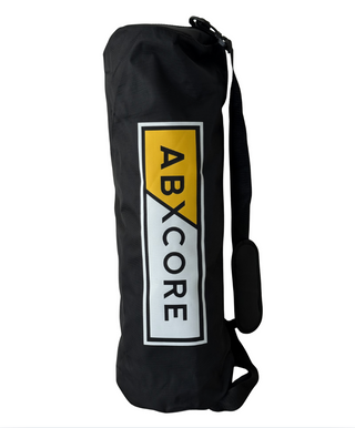 ABXCORE black gym sports bag with adjustable strap