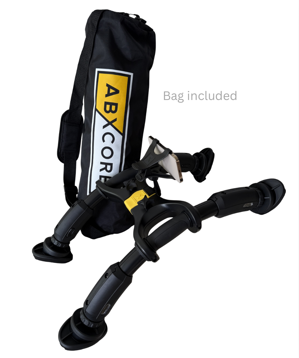 AbXcore Pro portable machine for abdominal exercice with phone cradle for home workouts