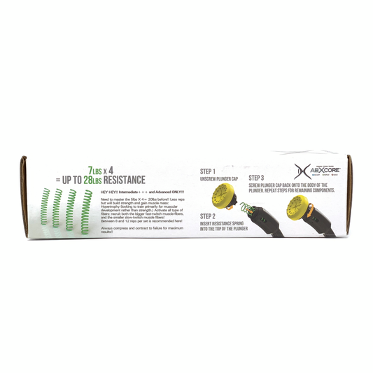 Extra 4 x 7 LBS Resistance Springs (Harder Workout) - Abxcore