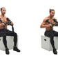 men using AbXcore device seated position  for upper&lower abs front view 